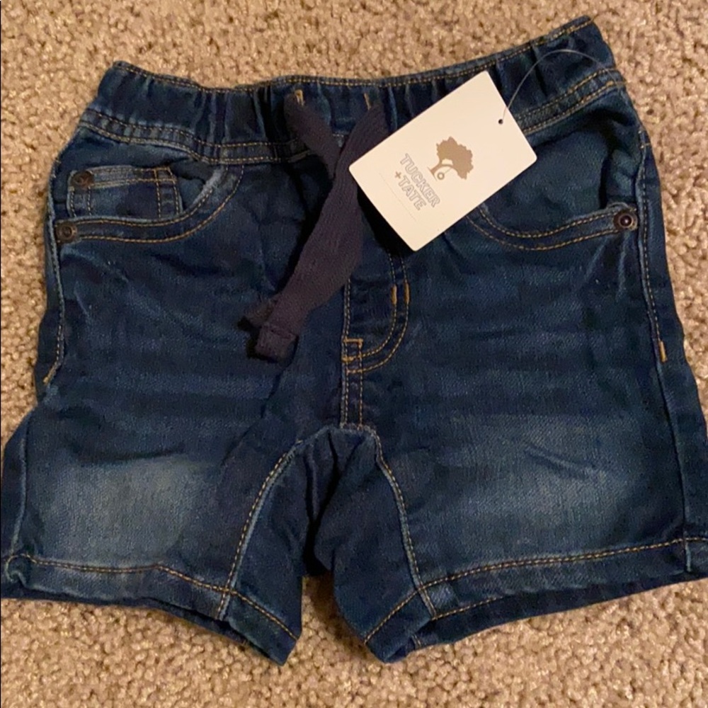 NWT Tucker + Tate denim shorts 18 mos
